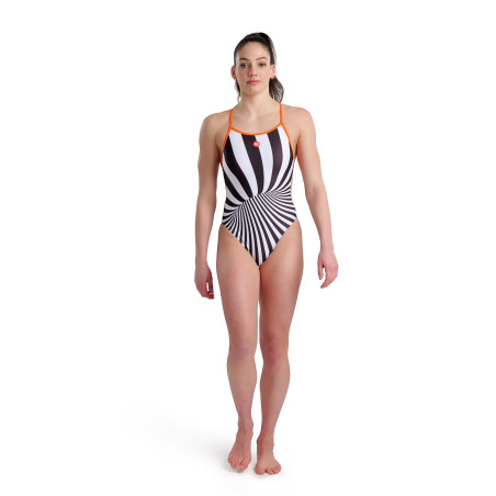 Vente Privée Arena Mai 2025 - WOMEN'S CRAZY ARENA SWIMSUIT BOOSTER BAC BLACK-MANGO-MULTI | Les4Nages
