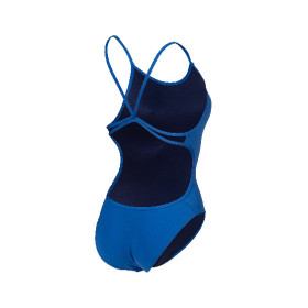 Vente Privée Arena Mai 2025 - WOMEN'S SWIMSUIT LACE BACK SOLID ROYAL-WHITE