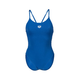 Vente Privée Arena Mai 2025 - WOMEN'S SWIMSUIT LACE BACK SOLID ROYAL-WHITE