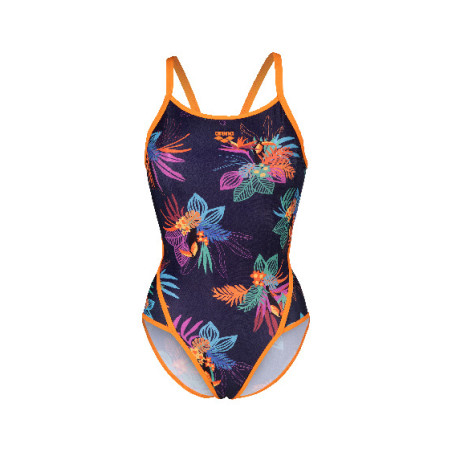 Vente Privée Arena Mai 2025 - WOMEN'S ARENA TOUCAN SWIMSUIT SUPER FLY NESPOLA-NAVY MULTI | Les4Nages