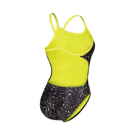 Vente Privée Arena Mai 2025 - WOMEN'S ARENA FIREWORKS SWIMSUIT CHALLE SOFT GREEN/BLACK MULTI | Les4Nages