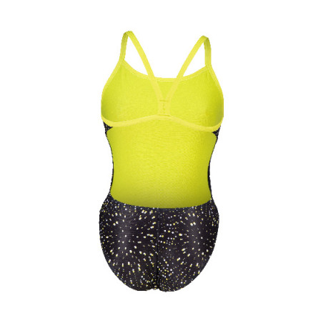 Vente Privée Arena Mai 2025 - WOMEN'S ARENA FIREWORKS SWIMSUIT CHALLE SOFT GREEN/BLACK MULTI | Les4Nages