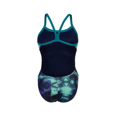 Vente Privée Arena Mai 2025 - WOMEN'S ARENA HERO CAMO SWIMSUIT CHALLEN GREEN LAKE/ GREEN LAKE MUL | Les4Nages