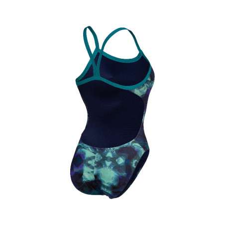 Vente Privée Arena Mai 2025 - WOMEN'S ARENA HERO CAMO SWIMSUIT CHALLEN GREEN LAKE/ GREEN LAKE MUL | Les4Nages