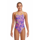 Funkita Fille (8-14 ans) Lily Pad - Diamond Back - Maillot de bain Natation Fille Flying Start Collection