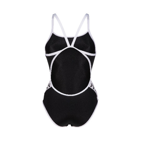 Vente Privée Arena Mai 2025 - WOMEN'S ARENA ICONS SUPER FLY BACK SOLID BLACK-WHITE | Les4Nages