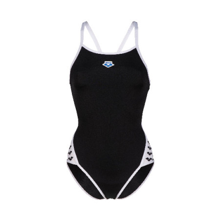 Vente Privée Arena Mai 2025 - WOMEN'S ARENA ICONS SUPER FLY BACK SOLID BLACK-WHITE | Les4Nages