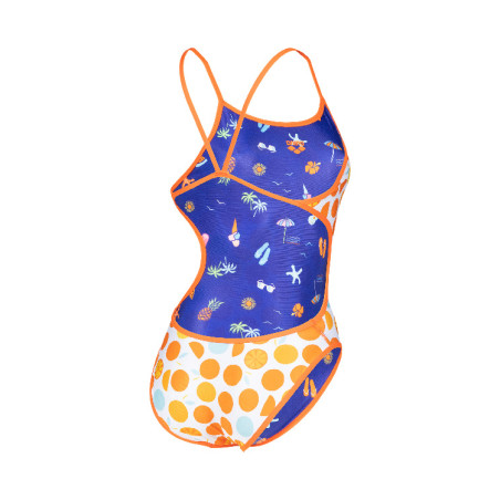 Vente Privée Arena Mai 2025 - WOMEN'S SWIMSUIT CHALLENGE BACK REVERSIB MANGO-MULTI | Les4Nages