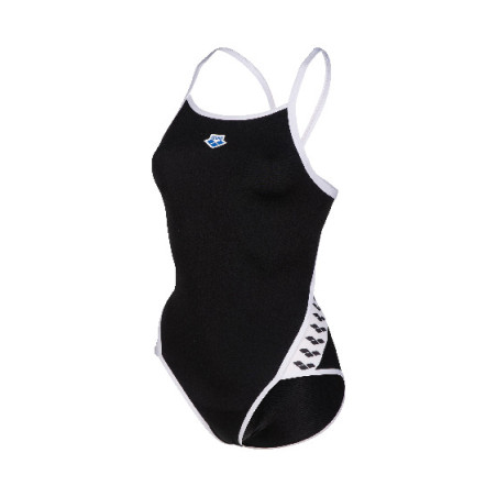 Vente Privée Arena Mai 2025 - WOMEN'S ARENA ICONS SUPER FLY BACK SOLID BLACK-WHITE | Les4Nages