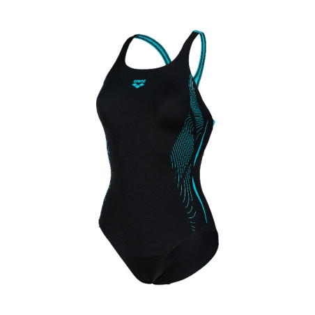 Vente Privée Arena Mai 2025 - WOMEN'S SWIMSUIT NEW GRAPHIC SWIM PRO B BLACK-MARTINICA | Les4Nages