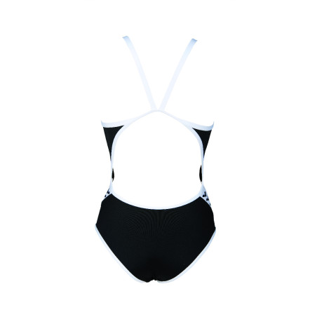 Vente Privée Arena Mai 2025 - WOMEN'S ARENA ICONS SUPER FLY BACK SOLID BLACK-WHITE | Les4Nages
