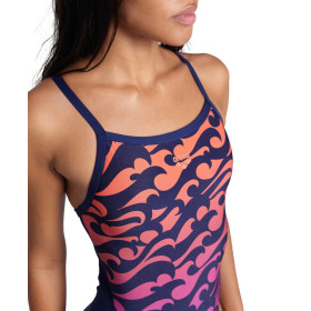 Vente Privée Arena Mai 2025 - WOMEN'S ARENA SURFS UP SWIMSUIT LIGHTDRO NAVY-NAVY MULTI