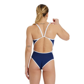 Vente Privée Arena Mai 2025 - WOMEN'S ARENA ICONS SUPER FLY BACK SOLID NAVY-WHITE