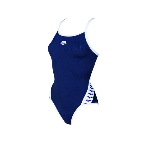 Vente Privée Arena Mai 2025 - WOMEN'S ARENA ICONS SUPER FLY BACK SOLID NAVY-WHITE | Les4Nages