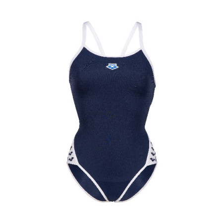 Vente Privée Arena Mai 2025 - WOMEN'S ARENA ICONS SUPER FLY BACK SOLID NAVY-WHITE | Les4Nages
