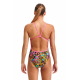 Funkita Fille (8-14 ans) Large Lillies - Single Strap - Maillot de bain Natation Fille Flying Start Collection