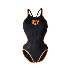 Vente Privée Arena Mai 2025 - WOMEN'S ARENA ONE SWIMSUIT DOUBLE CROSS BLACK-NESPOLA-BLACK