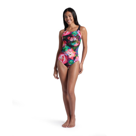 Vente Privée Arena Mai 2025 - WOMEN'S ARENA ROSELAND SWIMSUIT SWIM PRO BLACK MULTI | Les4Nages