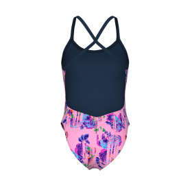 Vente Privée Arena Mai 2025 - WOMEN'S ARENA ROSE TEXTURE SWIMSUIT XCRO MULTI PINK-NAVY