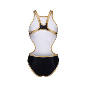 Vente Privée Arena Mai 2025 - WOMEN'S ARENA ONE EVANESCENCE SWIMSUIT T BLACK-MULTI-GOLD