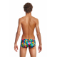 Funky Trunks Boy (8/14 ans) Paper Cut Classic Trunks - Boxer Natation Flying Start Collection