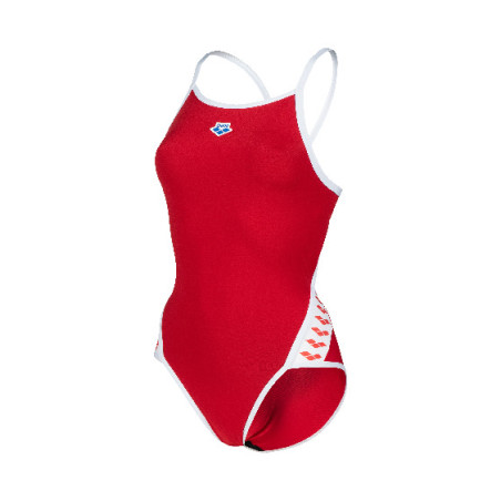 Vente Privée Arena Mai 2025 - WOMEN'S ARENA ICONS SUPER FLY BACK SOLID RED-WHITE | Les4Nages