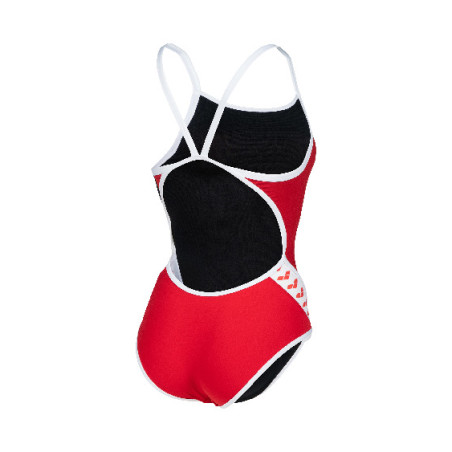 Vente Privée Arena Mai 2025 - WOMEN'S ARENA ICONS SUPER FLY BACK SOLID RED-WHITE | Les4Nages
