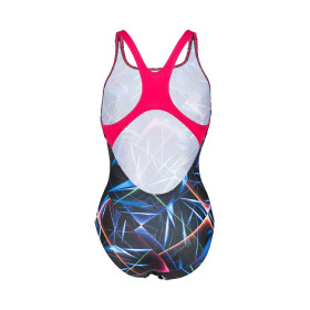 Vente Privée Arena Mai 2025 - WOMEN'S SWIMSUIT SWIM PRO BACK ALLOVER BLACK-MULTI- FREAK ROSE