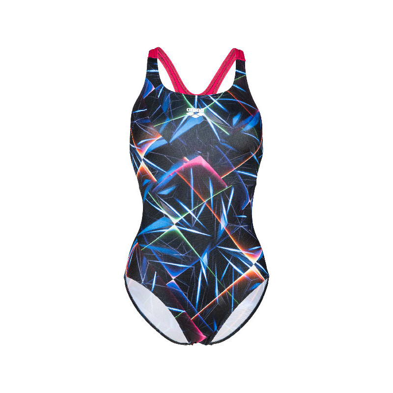 Vente Privée Arena Mai 2025 - WOMEN'S SWIMSUIT SWIM PRO BACK ALLOVER BLACK-MULTI- FREAK ROSE | Les4Nages Vente Privée Arena Mai 2025 - WOMEN'S SWIMSUIT SWIM PRO BACK ALLOVER BLACK-MULTI- FREAK ROSE | Les4Nages