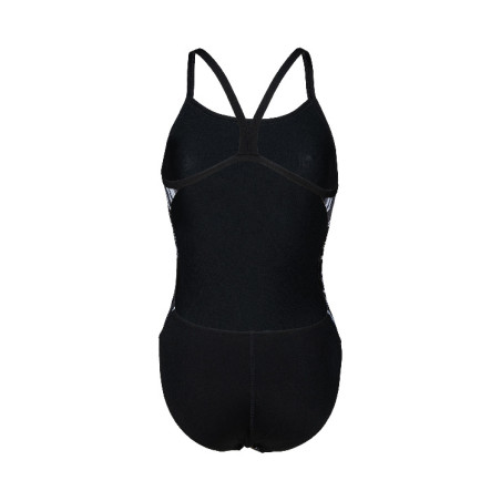 Vente Privée Arena Mai 2025 - WOMEN'S SWIMSUIT CHALLENGE BACK MARBLED BLACK-BLACK MULTI | Les4Nages