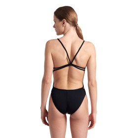 Vente Privée Arena Mai 2025 - WOMEN'S ARENA MULTI STRIPES SWIMSUIT LAC BLACK-WHITE MULTI GREEN