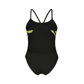 Vente Privée Arena Mai 2025 - WOMEN'S ARENA MULTI STRIPES SWIMSUIT LAC BLACK-WHITE MULTI GREEN