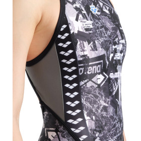 Vente Privée Arena Mai 2025 - WOMEN'S ARENA ICONS SWIMSUIT FAST BACK A MULTI -ASPHALT-BLACK