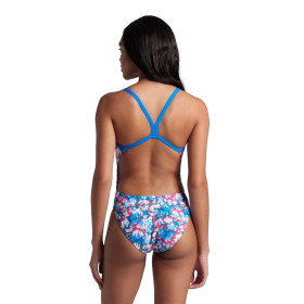 Vente Privée Arena Mai 2025 - WOMEN'S ARENA MULTI CAMO SWIMSUIT CHALLE BLUE RIVER-WHITE MULTI