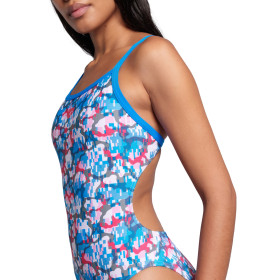 Vente Privée Arena Mai 2025 - WOMEN'S ARENA MULTI CAMO SWIMSUIT CHALLE BLUE RIVER-WHITE MULTI