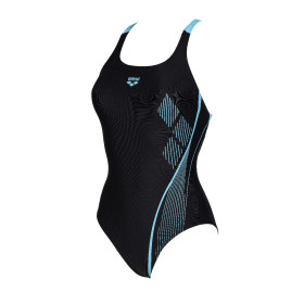 Vente Privée Arena Mai 2025 - WOMEN'S SWIMSUIT SWIM PRO BACK GRAPHIC BLACK-MARTINICA