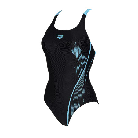 Vente Privée Arena Mai 2025 - WOMEN'S SWIMSUIT SWIM PRO BACK GRAPHIC BLACK-MARTINICA | Les4Nages