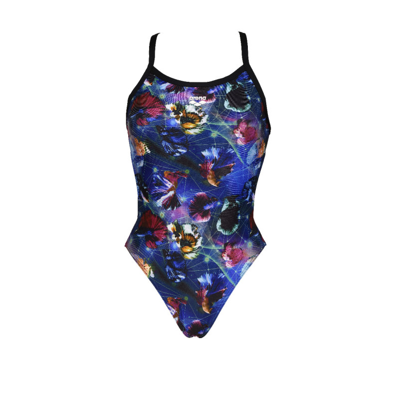 Vente Privée Arena Mai 2025 - WOMEN'S SWIMSUIT CHALLENGE BACK ALLOVER BLACK-MULTI | Les4Nages Vente Privée Arena Mai 2025 - WOMEN'S SWIMSUIT CHALLENGE BACK ALLOVER BLACK-MULTI | Les4Nages