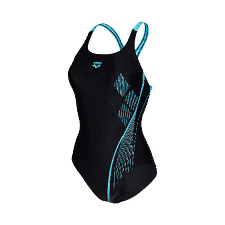 Vente Privée Arena Mai 2025 - WOMEN'S SWIMSUIT SWIM PRO BACK GRAPHIC BLACK-MARTINICA | Les4Nages