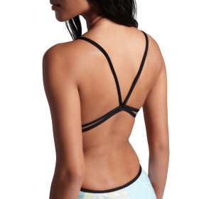 Vente Privée Arena Mai 2025 - WOMEN'S ARENA LIGHT FLORAL SWIMSUIT LACE BLACK-WHITE MULTI