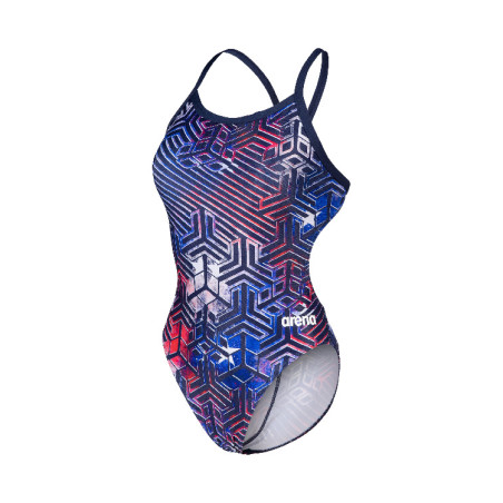 Vente Privée Arena Mai 2025 - WOMEN'S ARENA KIKKO PRO SWIMSUIT CHALLEN US FLAG | Les4Nages