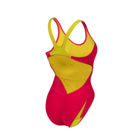 Vente Privée Arena Mai 2025 - WOMEN'S TEAM SWIMSUIT SWIM TECH SOLID FREAK ROSE-SOFT GREEN