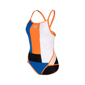 Vente Privée Arena Mai 2025 - WOMEN'S ARENA ICONS SWIMSUIT SUPER FLY B BLACK-WHITE-NESPOLA