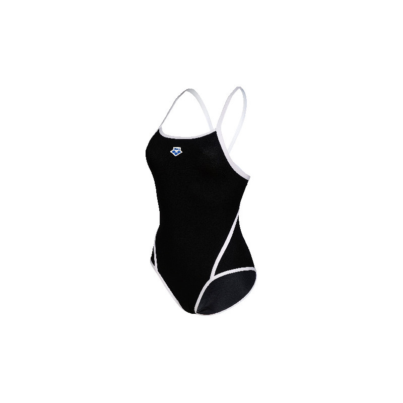 Vente Privée Arena Mai 2025 - WOMEN'S ARENA ICONS SWIMSUIT SUPER FREE BLACK-WHITE | Les4Nages