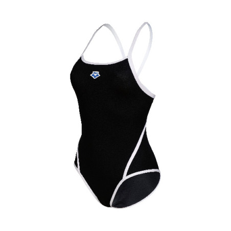 Vente Privée Arena Mai 2025 - WOMEN'S ARENA ICONS SWIMSUIT SUPER FREE BLACK-WHITE | Les4Nages