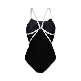 Vente Privée Arena Mai 2025 - WOMEN'S ARENA ICONS SWIMSUIT SUPER FREE BLACK-WHITE