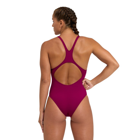 Vente Privée Arena Mai 2025 - WOMEN'S TEAM SWIMSUIT SWIM PRO SOLID RED FANDANGO-WHITE | Les4Nages