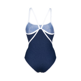 Vente Privée Arena Mai 2025 - WOMEN'S ARENA ICONS SWIMSUIT SUPER FREE NAVY-WHITE