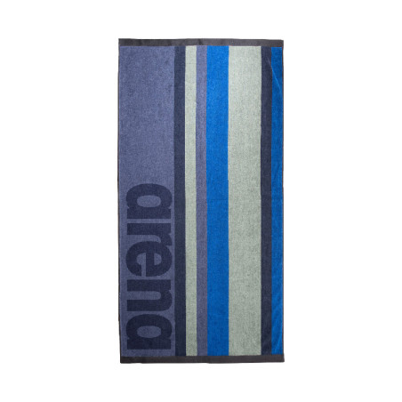 Vente Privée ARENA Mai 2025 - BEACH TOWEL MULTISTRIPES GREY_BLUE | Les4Nages