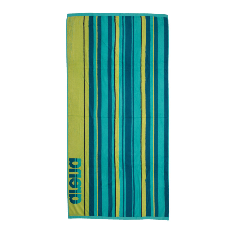 Vente Privée ARENA Mai 2025 - BEACH TOWEL MULTISTRIPES II WATER-SOFT_GREEN-BLUE_COSM | Les4Nages Vente Privée ARENA Mai 2025 - BEACH TOWEL MULTISTRIPES II WATER-SOFT_GREEN-BLUE_COSM | Les4Nages